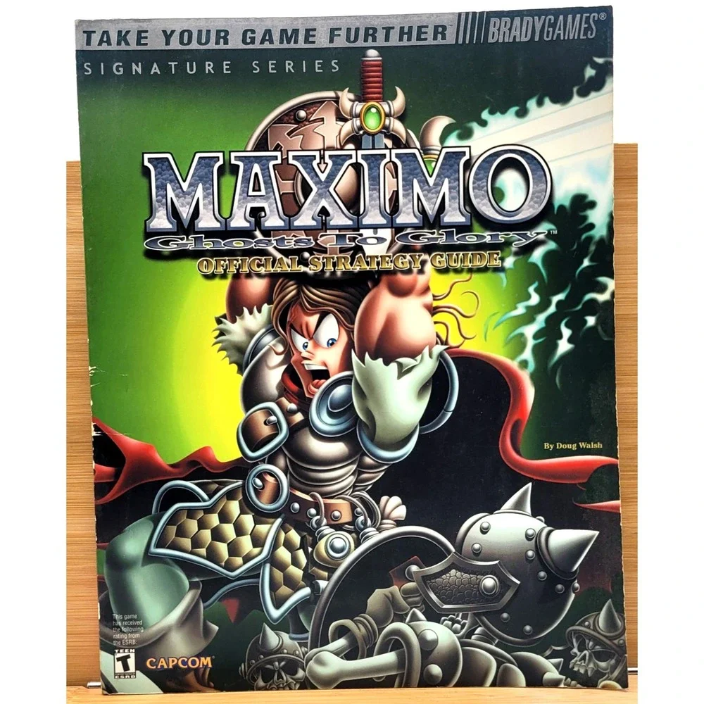 Maximo Ghosts To Glory (Cheater) Strategy Guide Brady 2001 WITH BONUS MAP‎